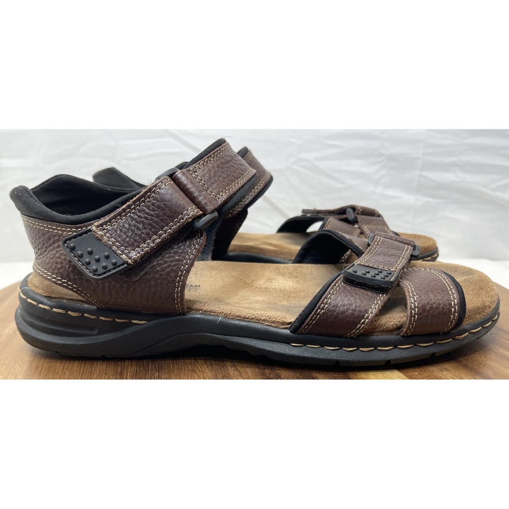 Dr Scholl's Sandals‎ Men's Size 11 Graven Brown Leather Sandals